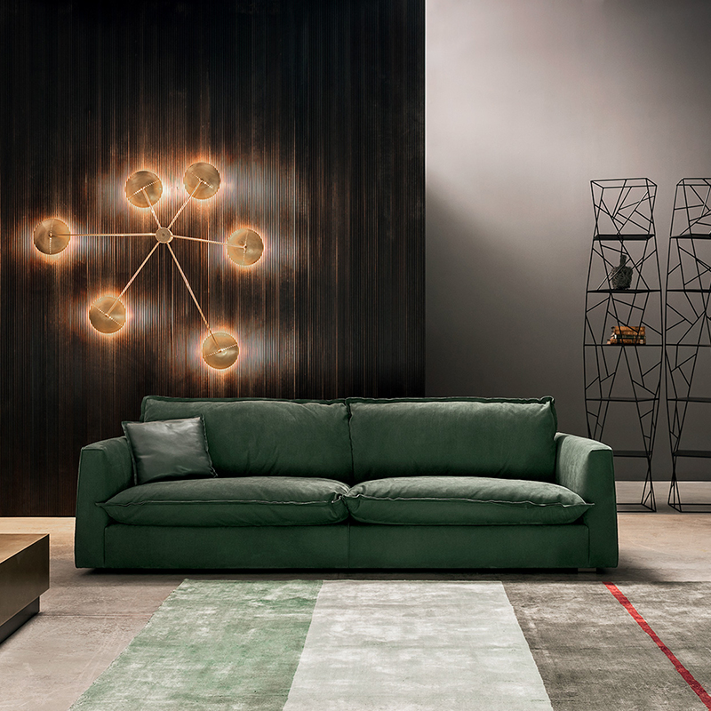 Italienisches Design Baxter moderne Luxusledersofa Sets für Wohnzimmer